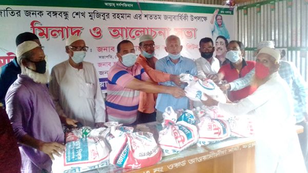 আমার এলাকার অসহায় কোন পরিবার অভুক্ত থাকবে না : লিটন